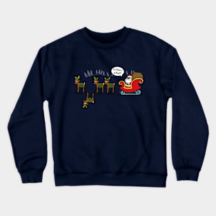 'Oh Great, A Flat' Funny Christmas Tee Crewneck Sweatshirt